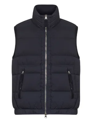 Stone Island ハイネック キルティングベスト | ブラック | FARFETCH JP