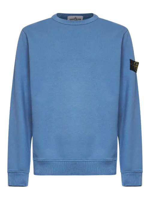 Sweat nervuré à col rond - Stone Island - Modalova