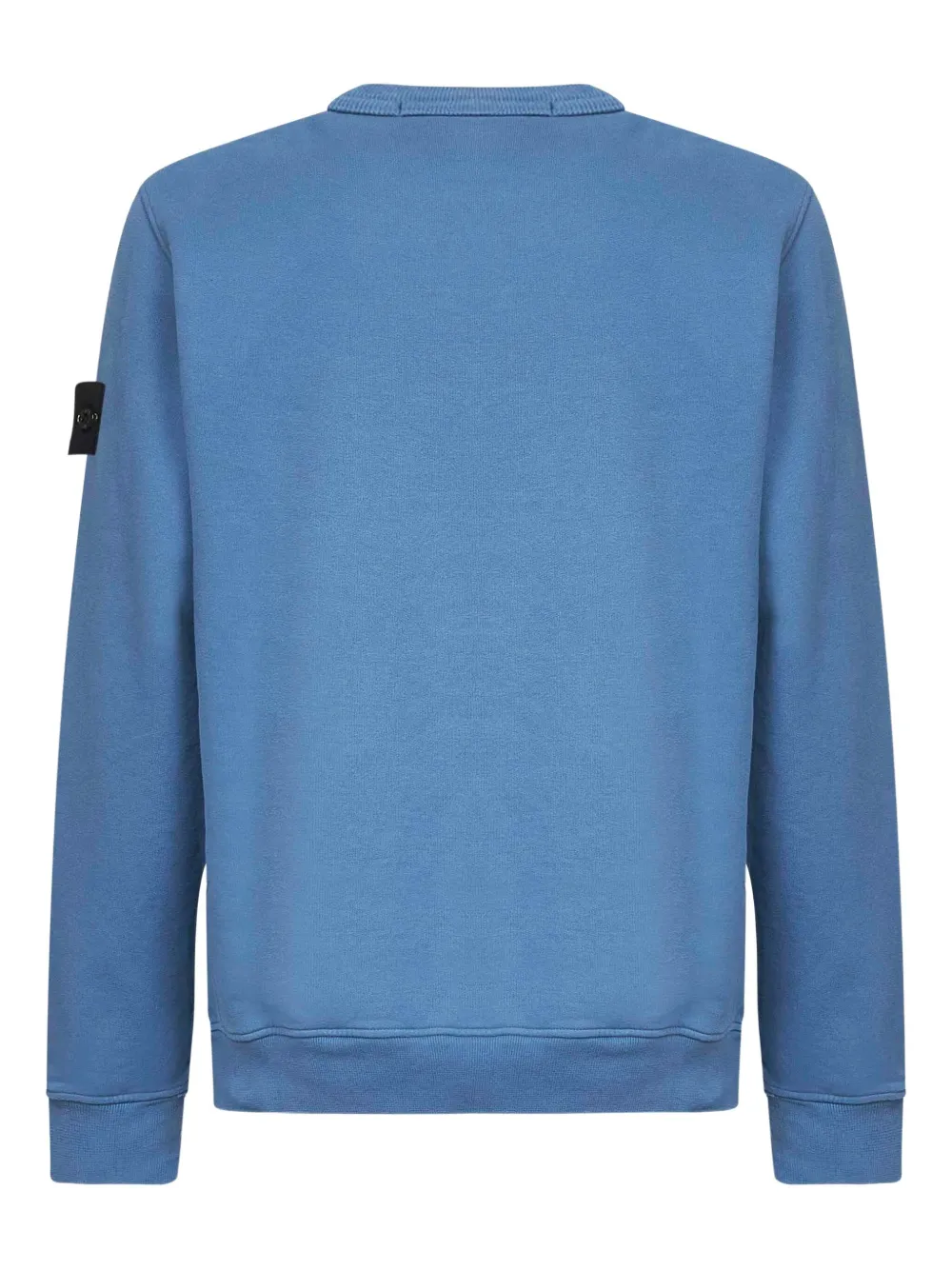 Stone Island Geribbelde sweater met ronde hals Blauw