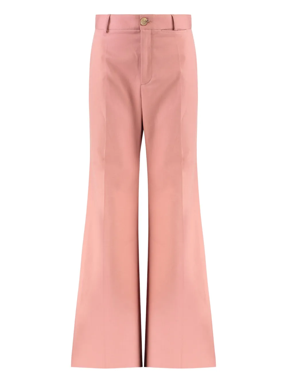 Dolce & Gabbana Zijden flared broek Roze