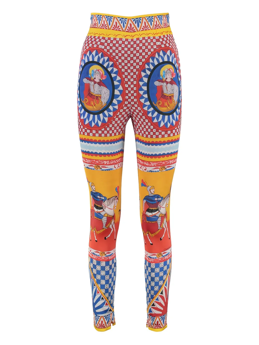 Dolce & Gabbana Ausgestellte Hose aus Seide - Rosa