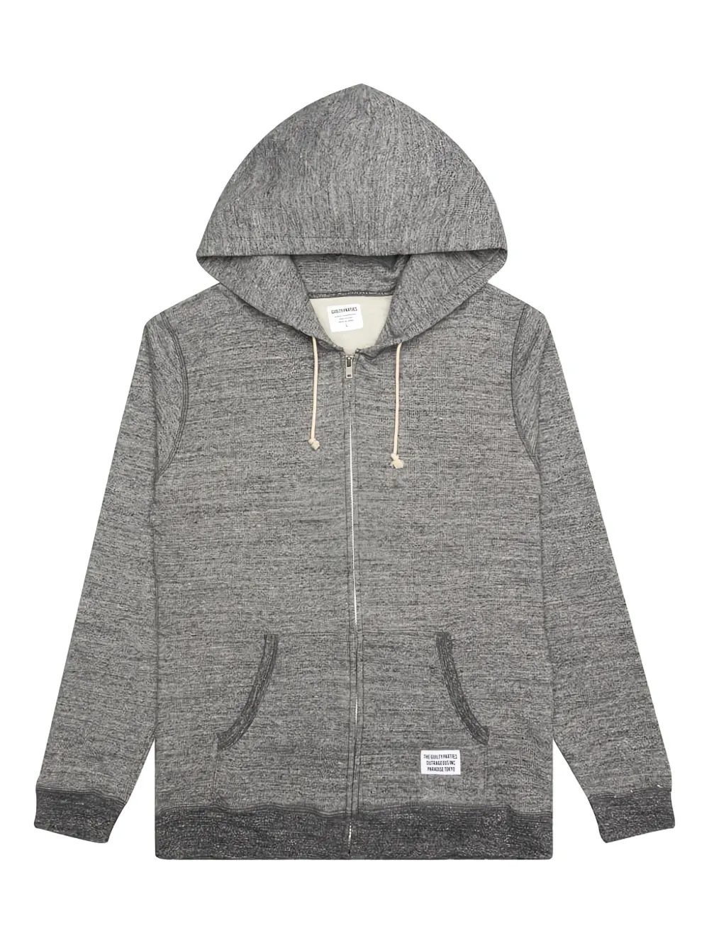 WACKO MARIA Type 3 zip-up hoodie | Grey | Image 1