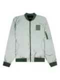 Raf Simons logo-patch bomber jacket - Green