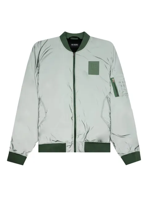 Raf Simons logo-patch bomber jacket