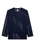 SOUTH2 WEST8 mesh knit crew-neck T-shirt - Blue