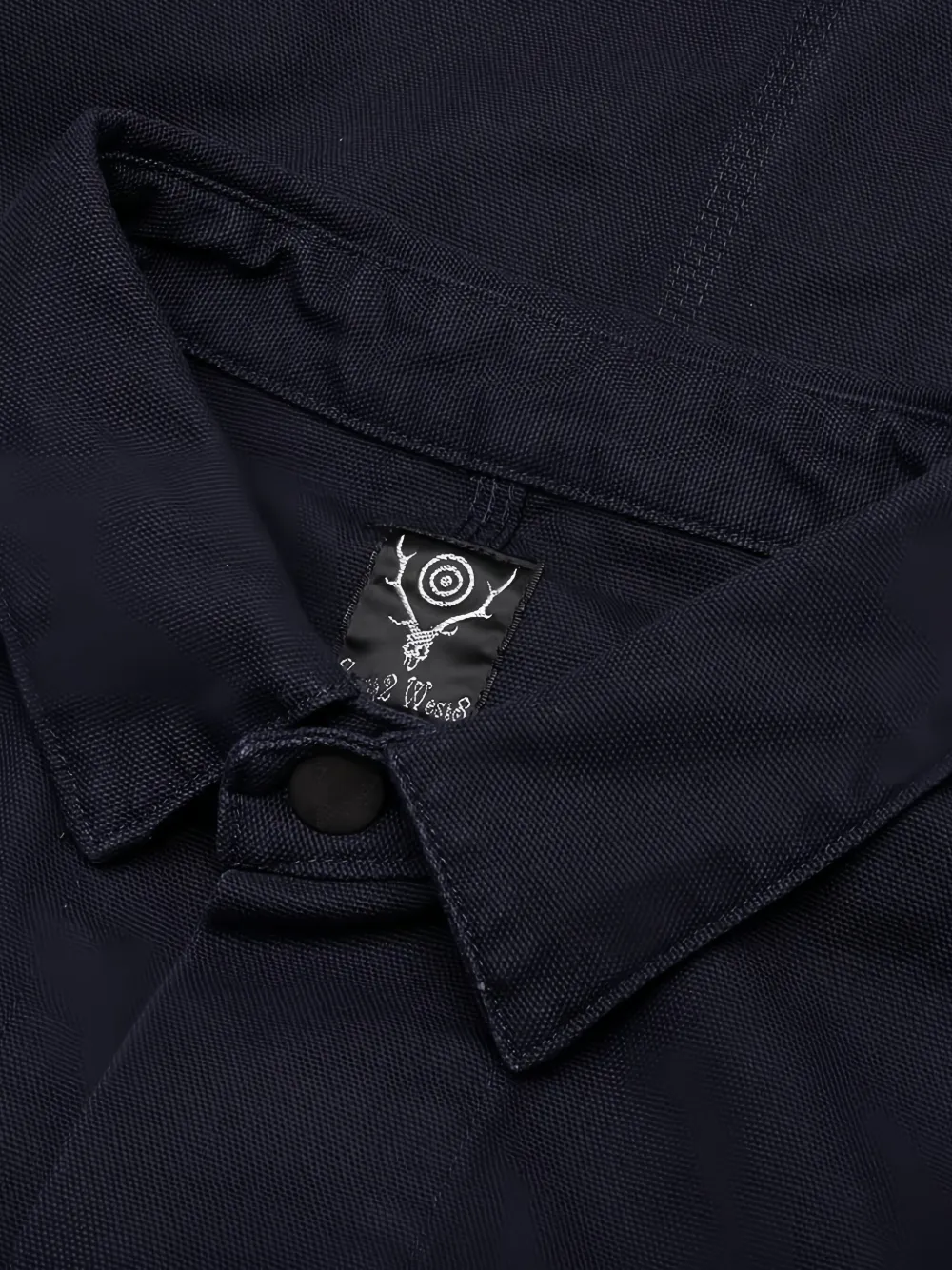 SOUTH2 WEST8 Button-up jack Blauw