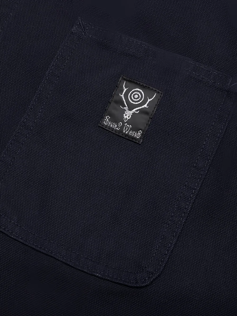 SOUTH2 WEST8 Button-up jack Blauw