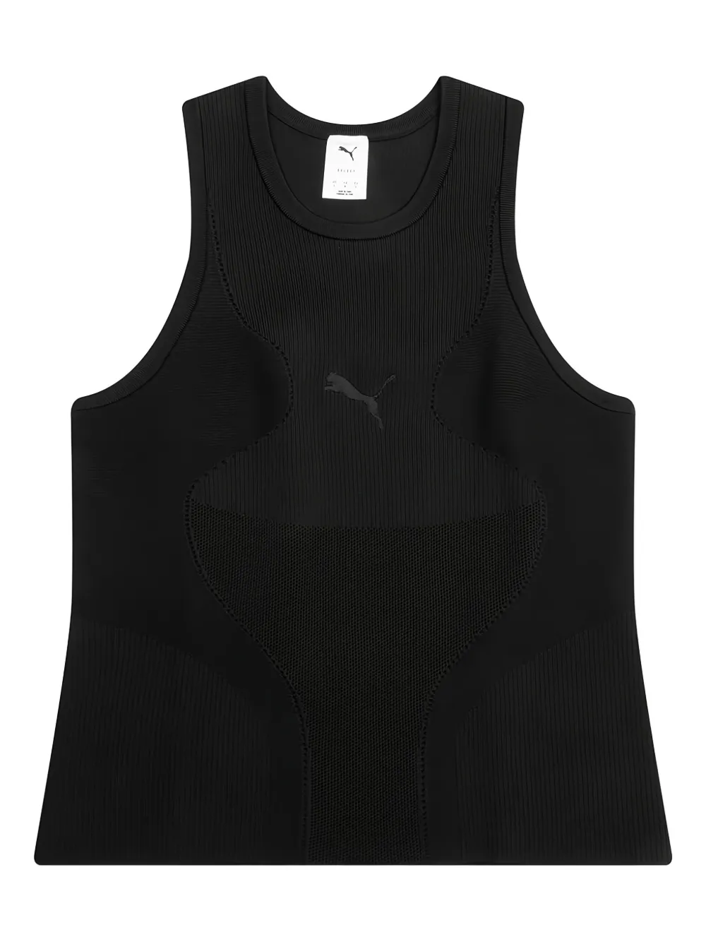 PUMA Mostroverse geribbelde tanktop Zwart