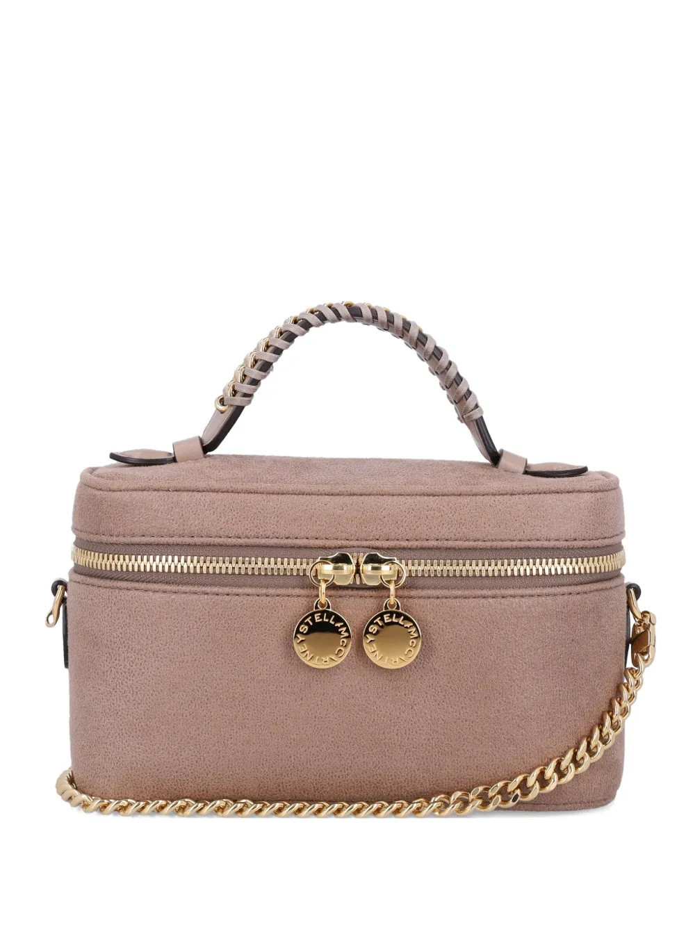 Stella McCartney Falabella Crystal Vanity cross body bag Beige