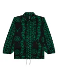 SOUTH2 WEST8 geometric-pattern coach jacket - Black