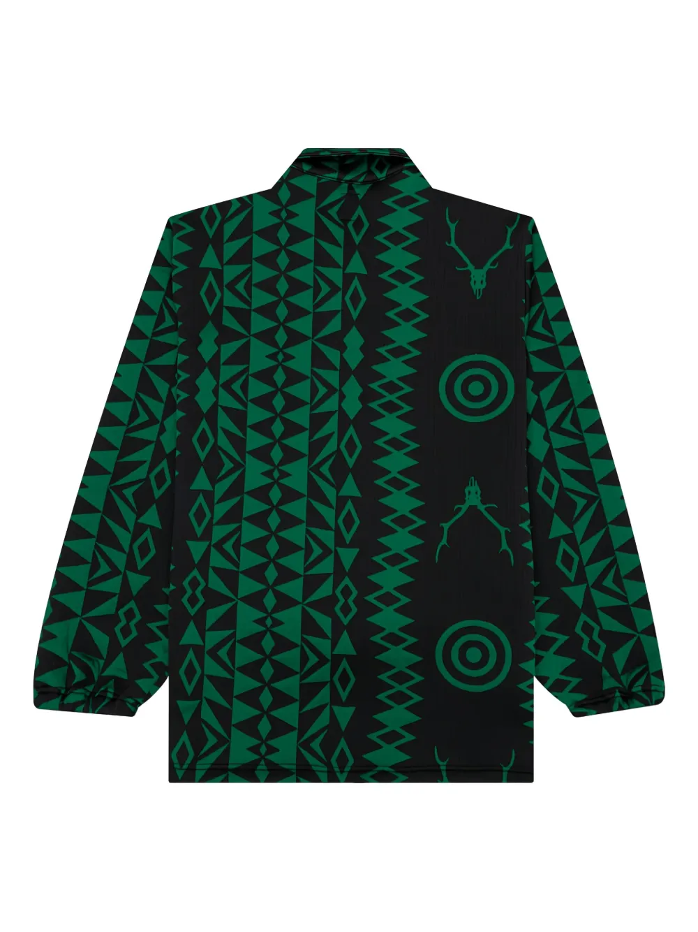 SOUTH2 WEST8 Jack met geometrisch patroon Zwart
