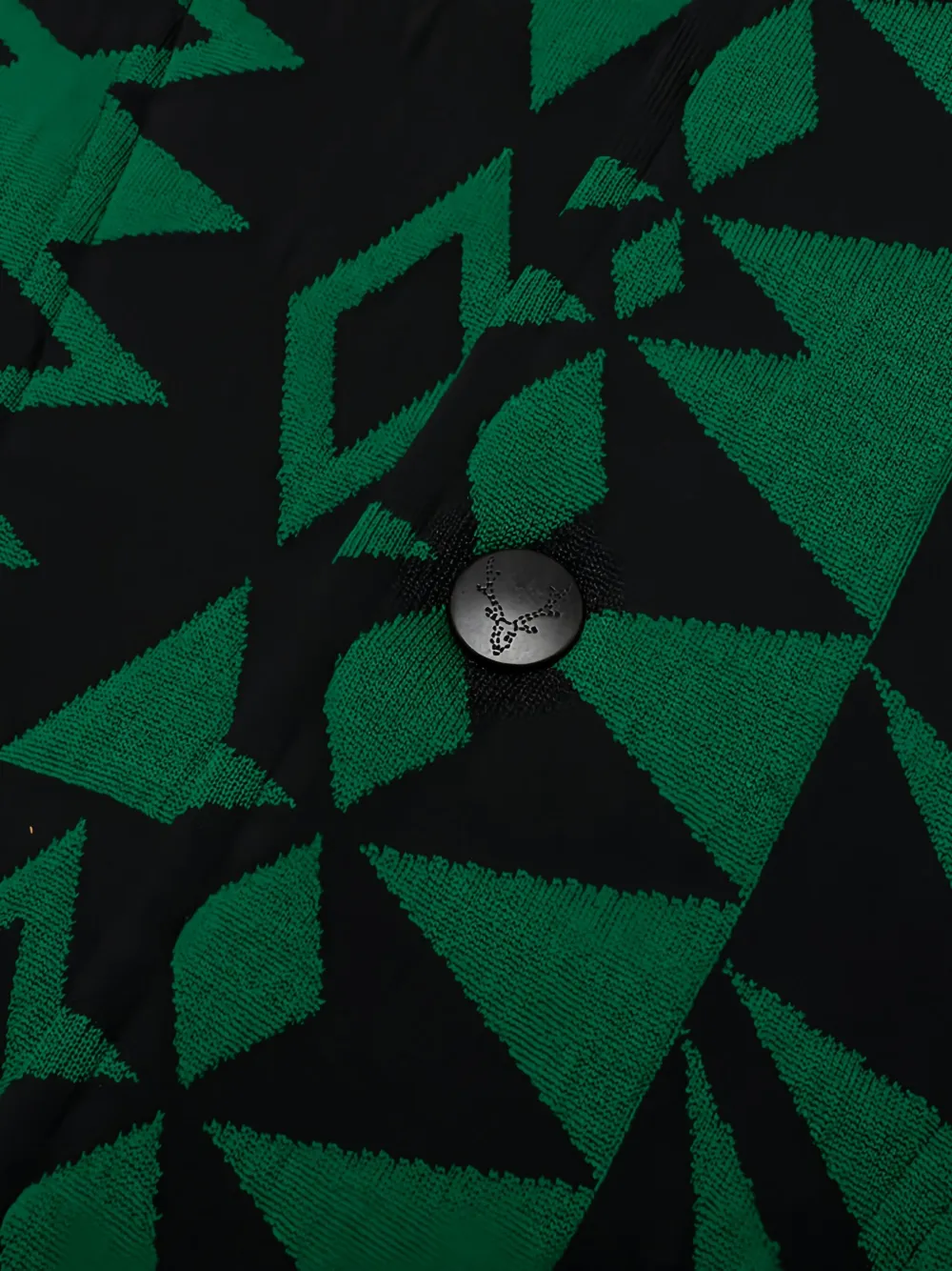 SOUTH2 WEST8 Jack met geometrisch patroon Zwart