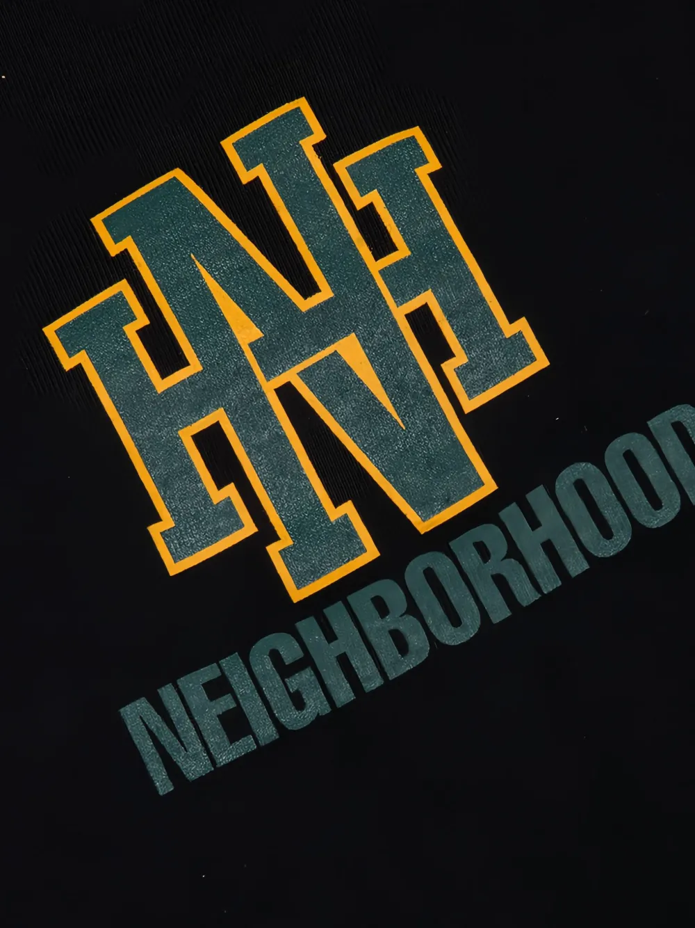 Neighborhood T-shirt met logoprint Zwart