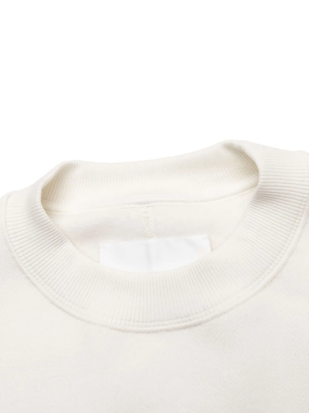 Jil Sander T-shirt met geborduurd logo Beige