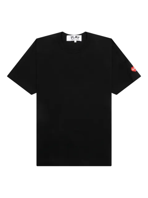 Comme Des Garçons Play pixel-heart embroidered t-shirt