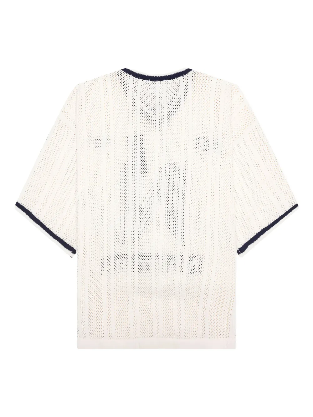 Nahmias T-shirt met V-hals Beige