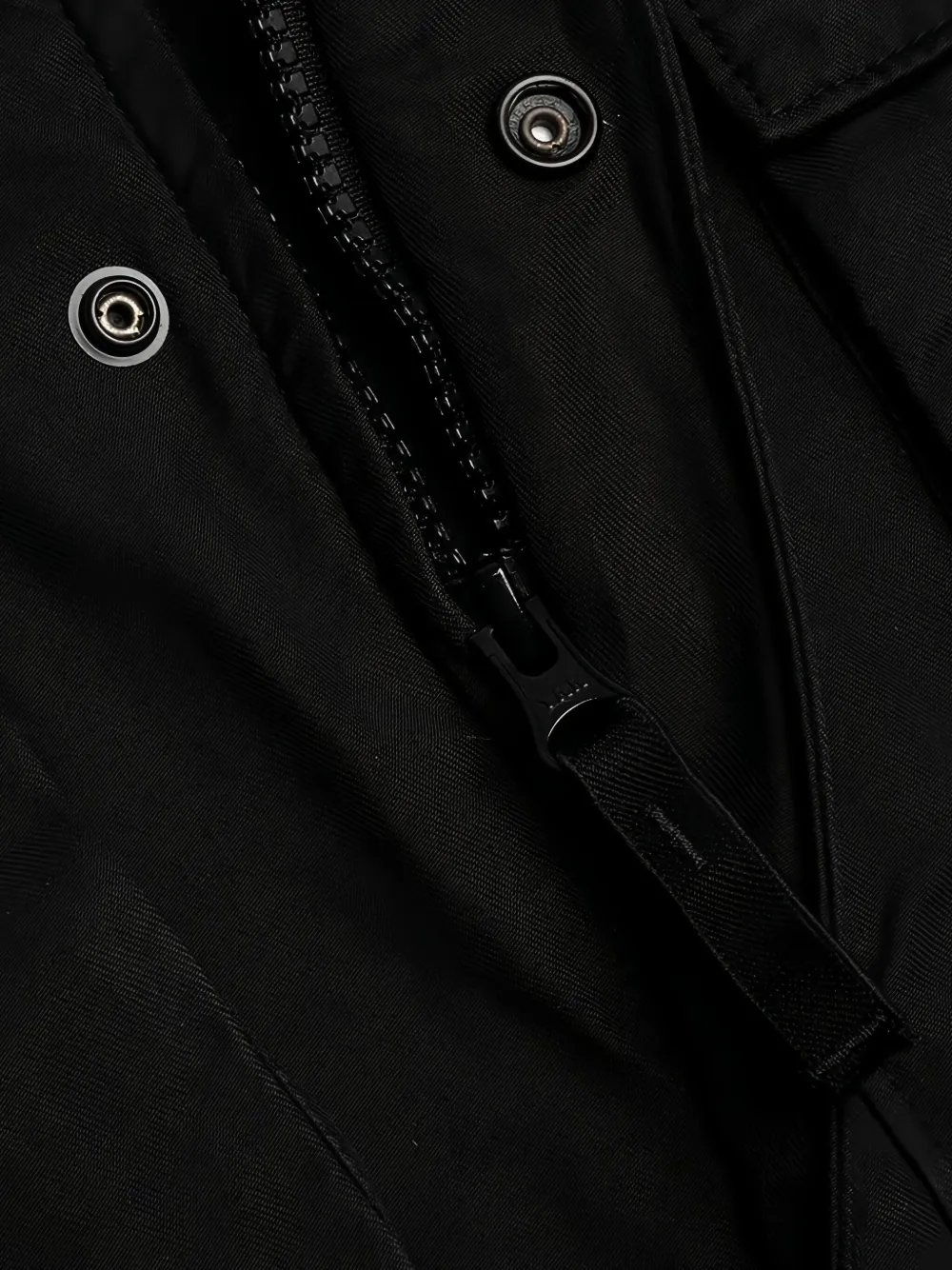 Stone Island Jack met Compass-logopatch en klepzak Zwart