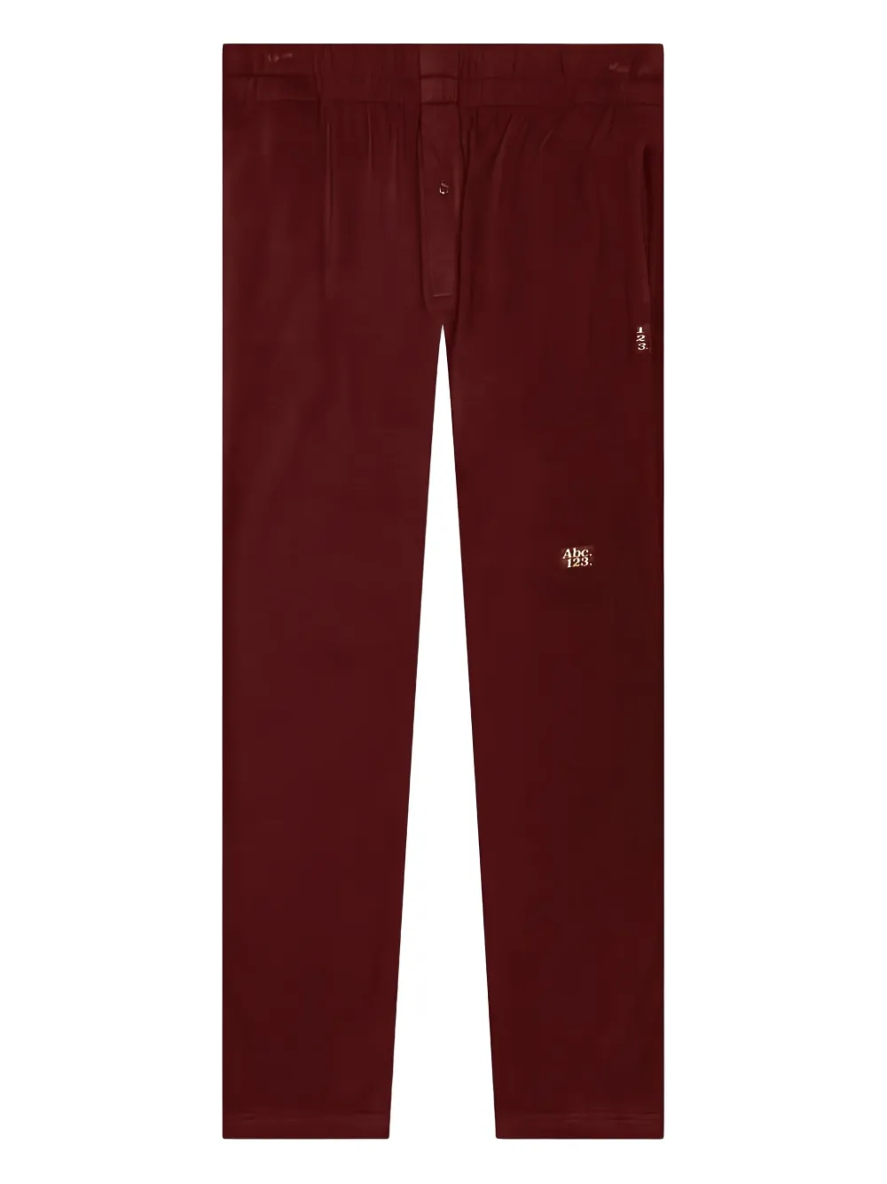 Advisory Board Crystals logo-patch trousers Rood