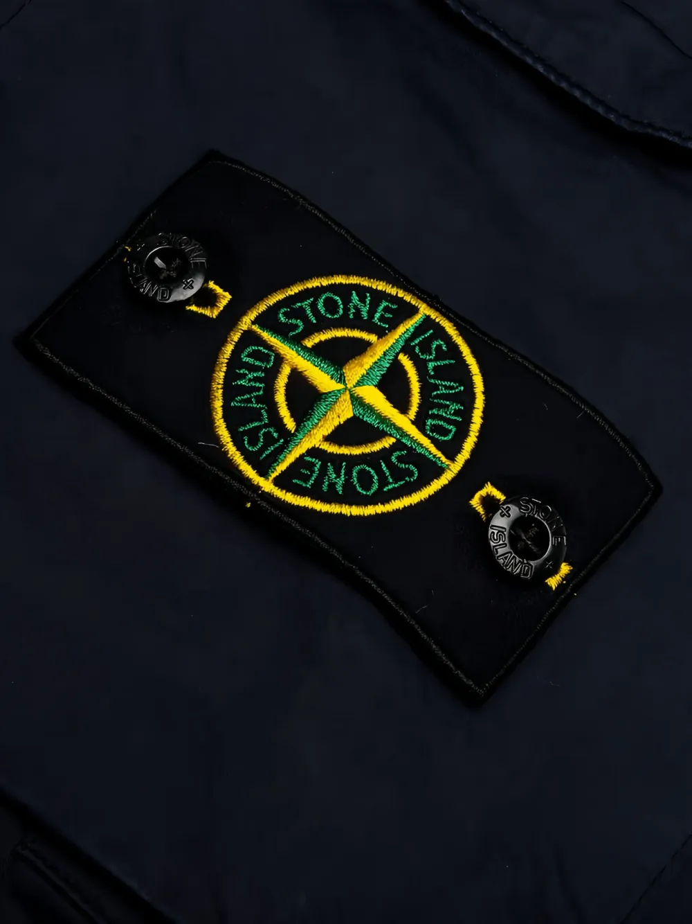 Stone Island Cargo broek met Compass-logopatch Blauw