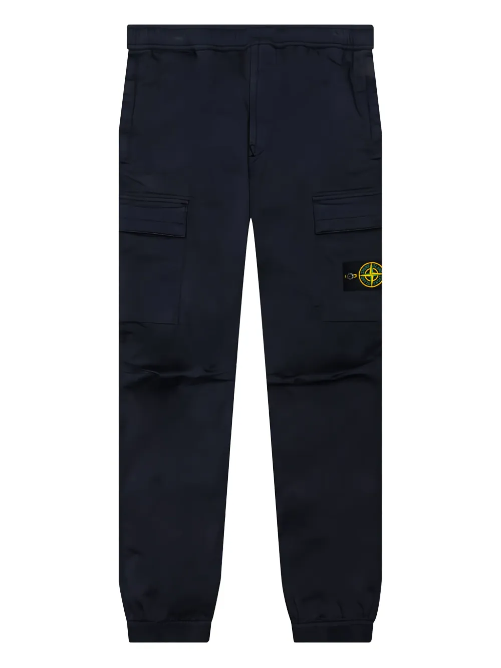Stone Island Cargo broek met Compass-logopatch Blauw
