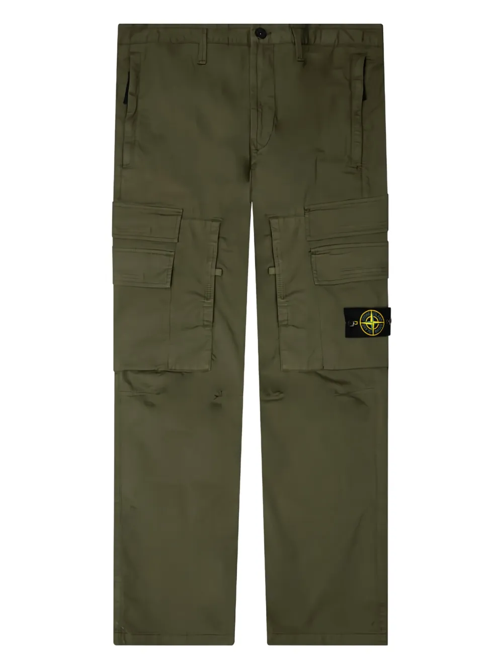Stone Island Cargo broek met Compass-logopatch Groen