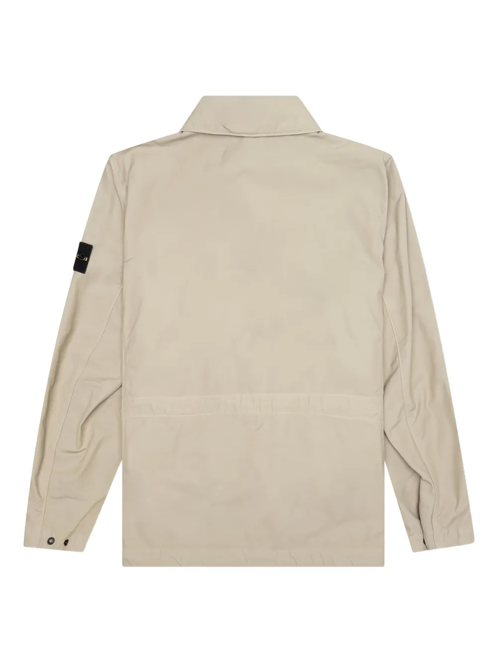 Stone Island Jack met meerdere zakken en Compass-logopatch Beige