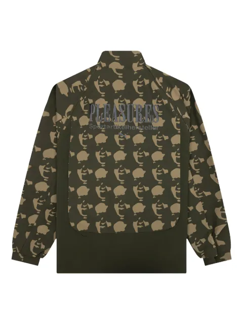 PUMA x Pleasures face-print zip jacket