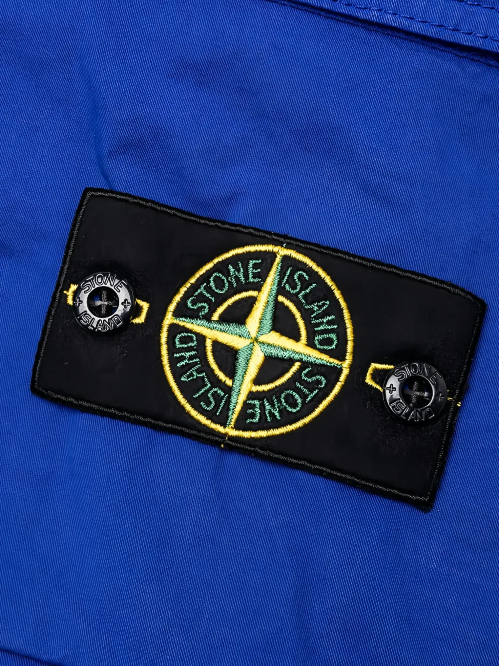 Stone Island Broek met afneembare Compass-logopatch Blauw