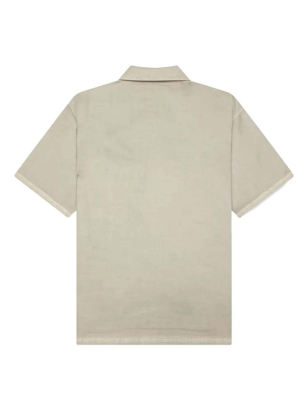 Represent Short Sleeve Cotton Overshirt Beige