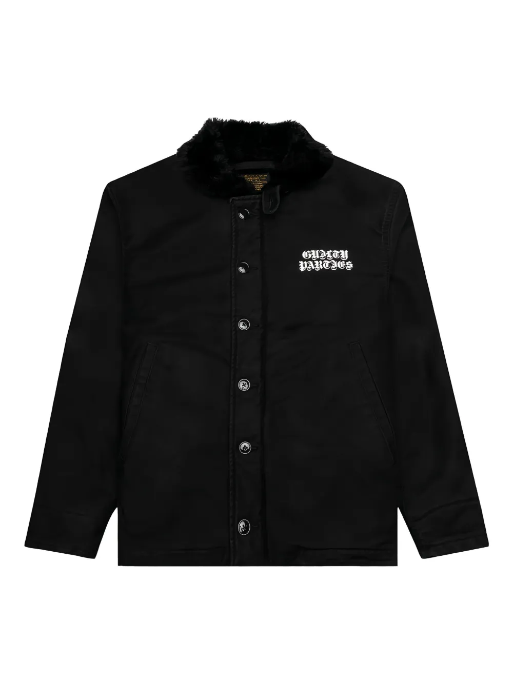 WACKO MARIA  N-1 Deck graphic jacket | Black | Image 1