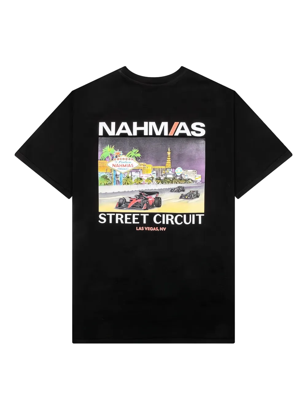 Nahmias x Street Circuit T-shirt Zwart
