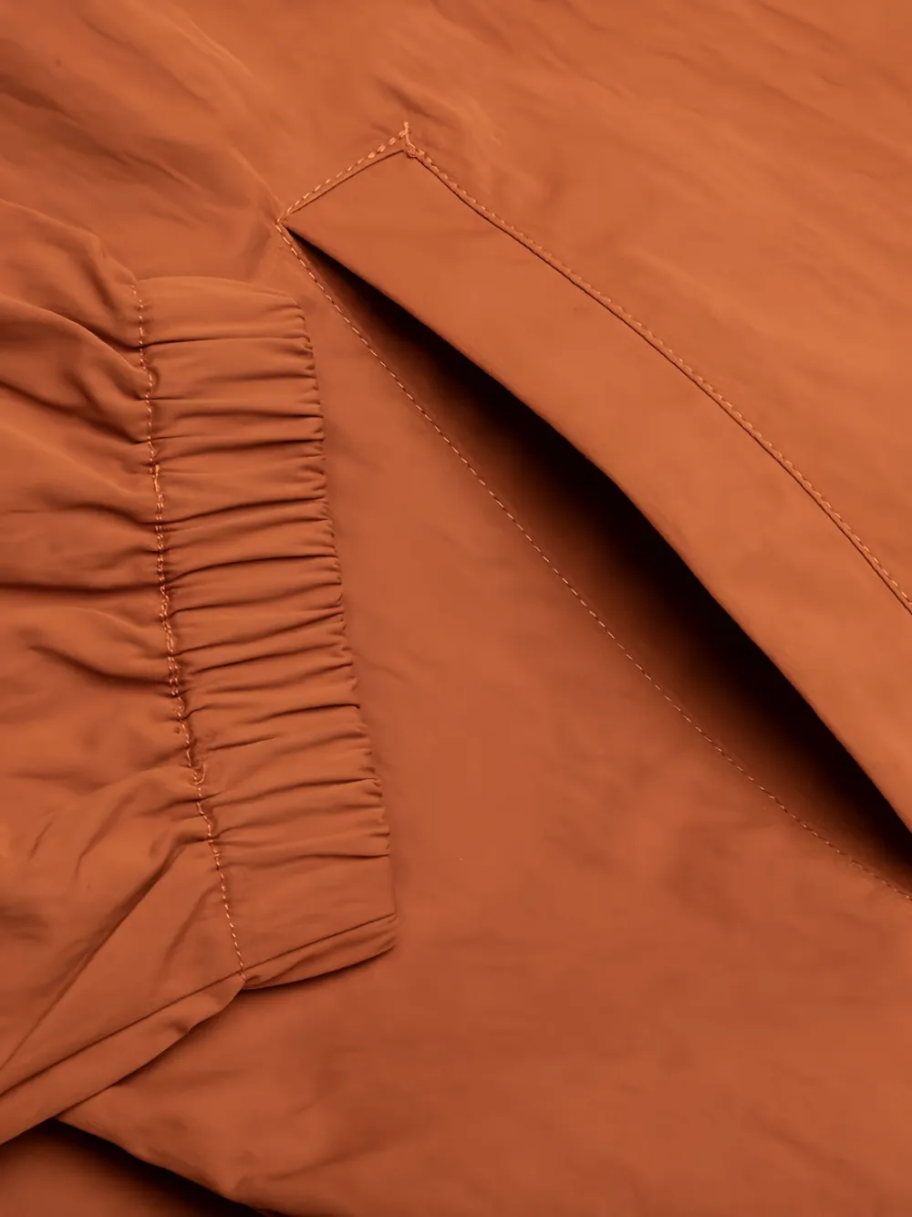 Awake NY Twill jack met ovalen logo Oranje