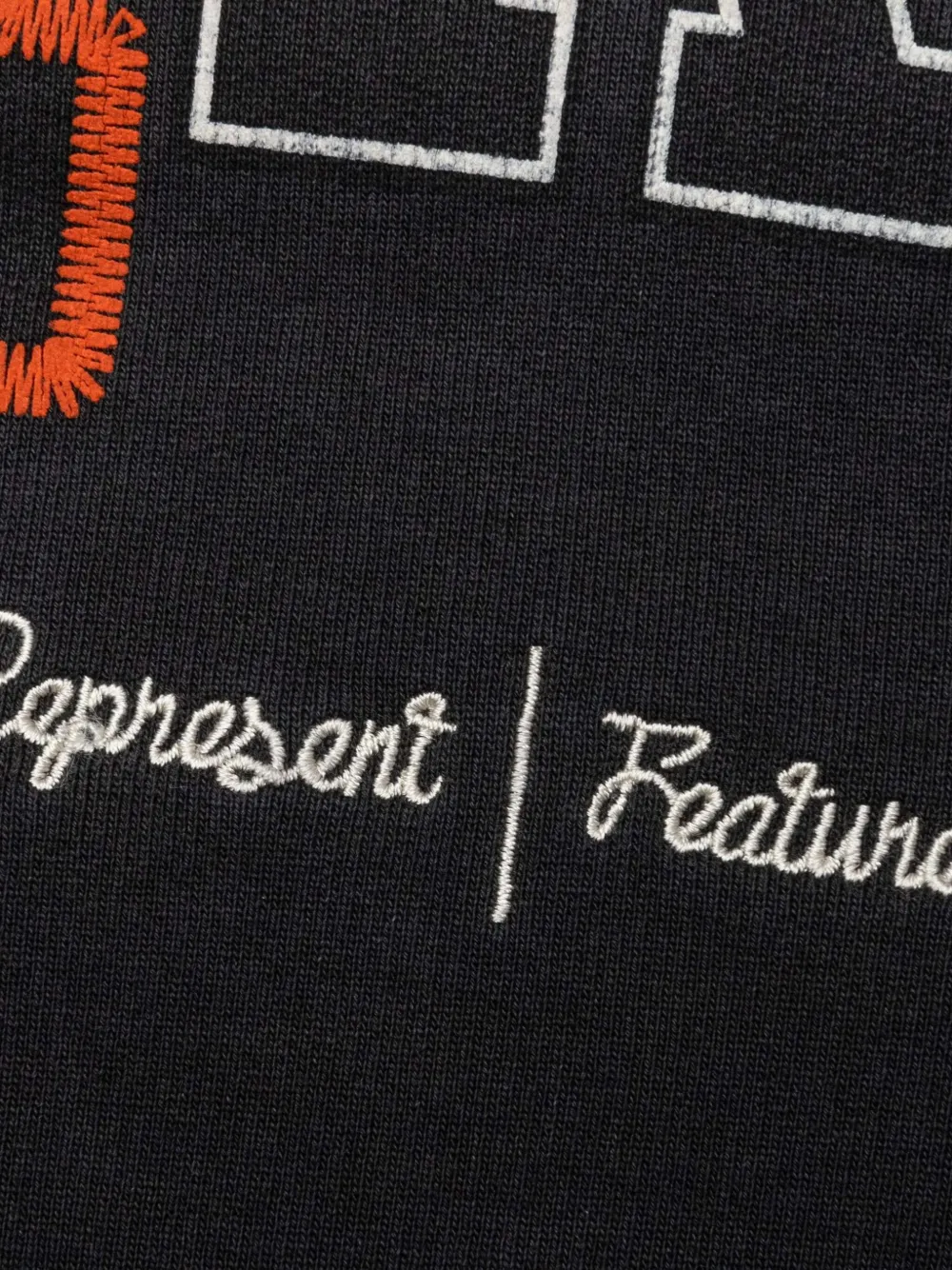 Represent x Feature Champions hoodie Zwart
