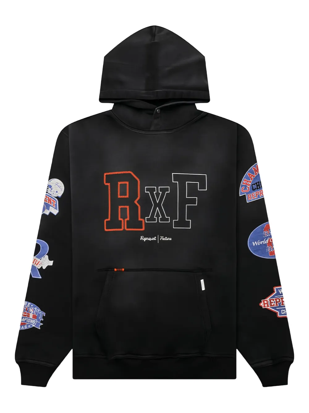 Represent x Feature Champions hoodie Zwart