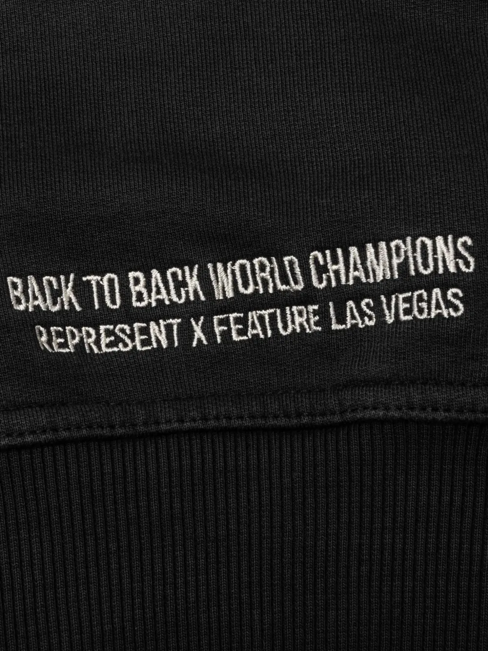 Represent x Feature Champions hoodie Zwart