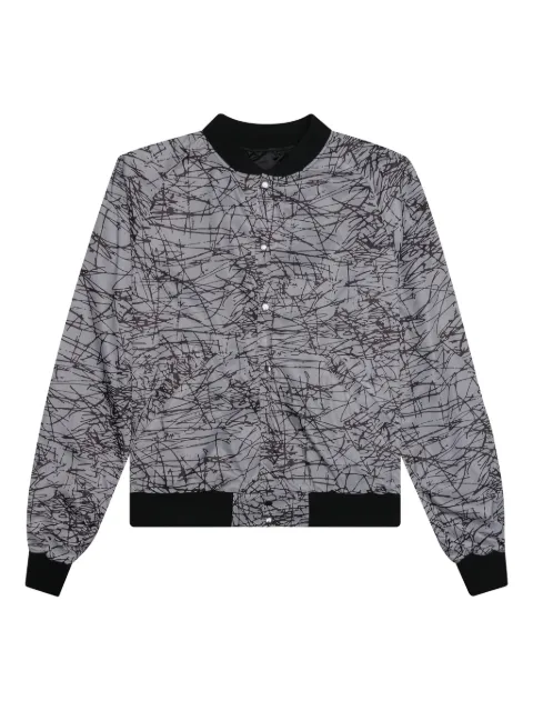 RTA Atticus printed bomber jacket