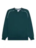 PUMA The Run Crew embroidered-detail crew-neck sweatshirt - Green