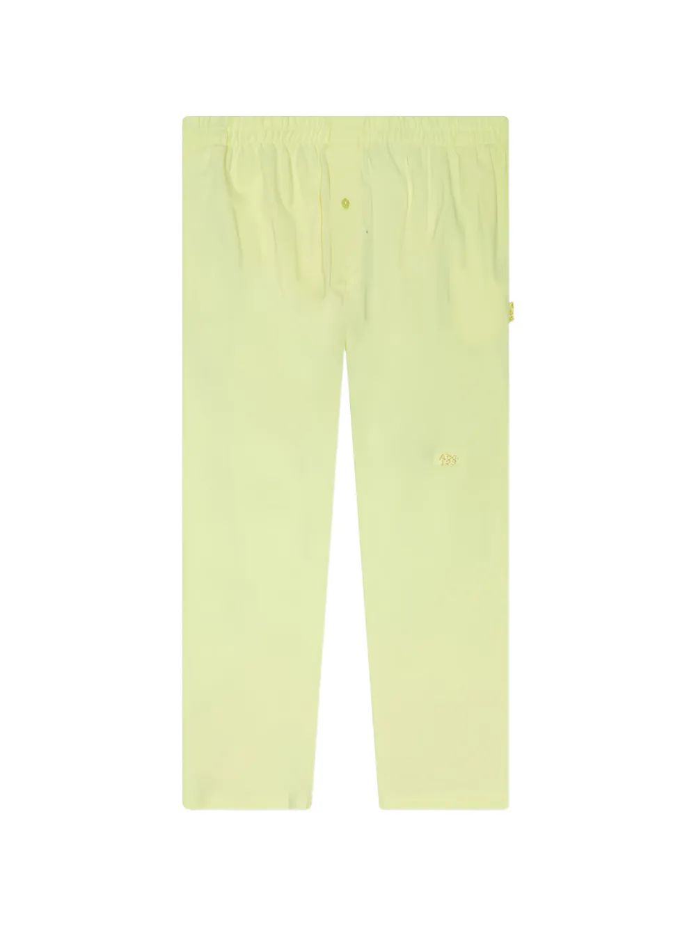 Advisory Board Crystals logo-plaque track trousers - Giallo