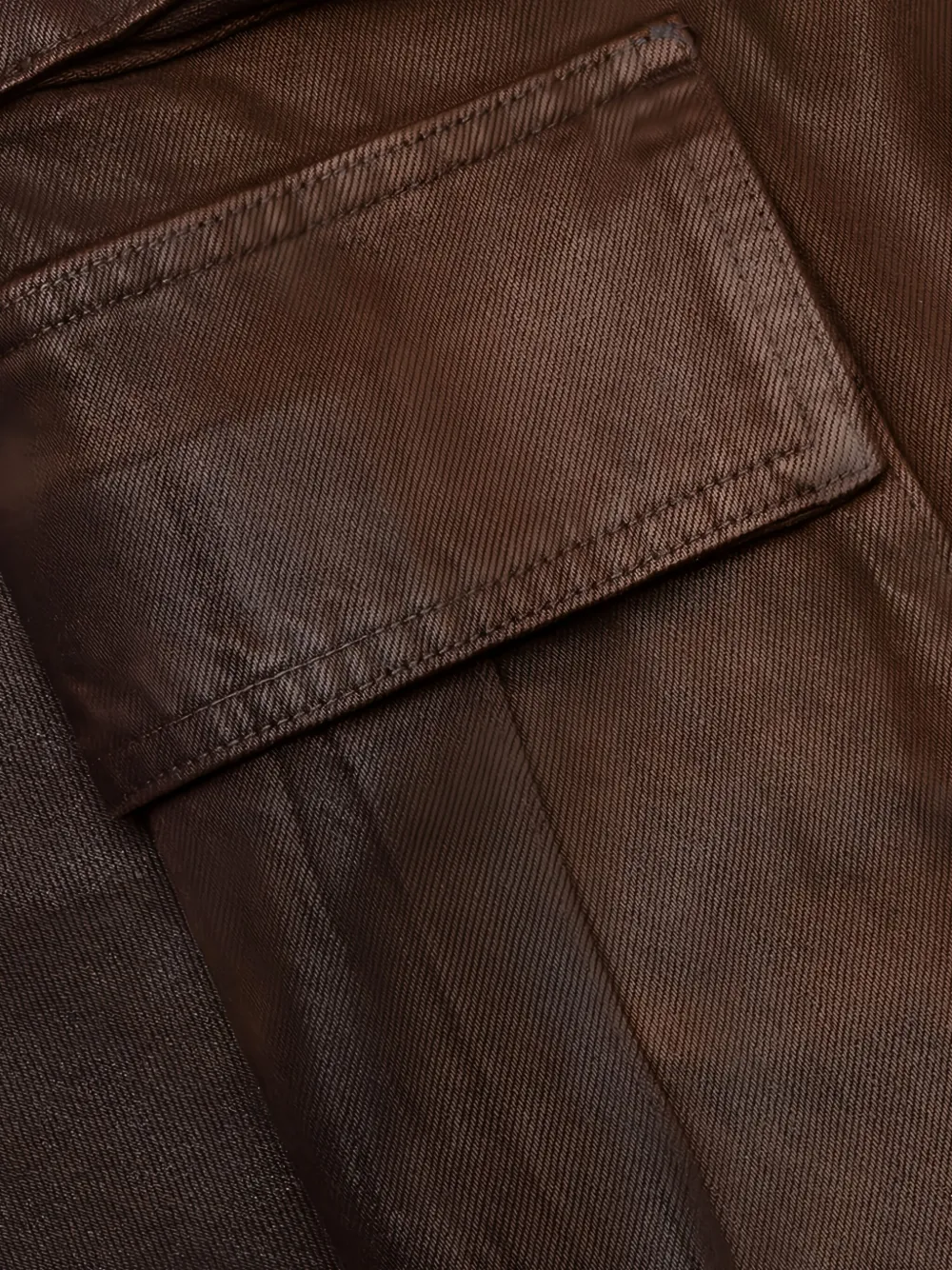 Nahmias Cargo broek met logo-applicatie Bruin