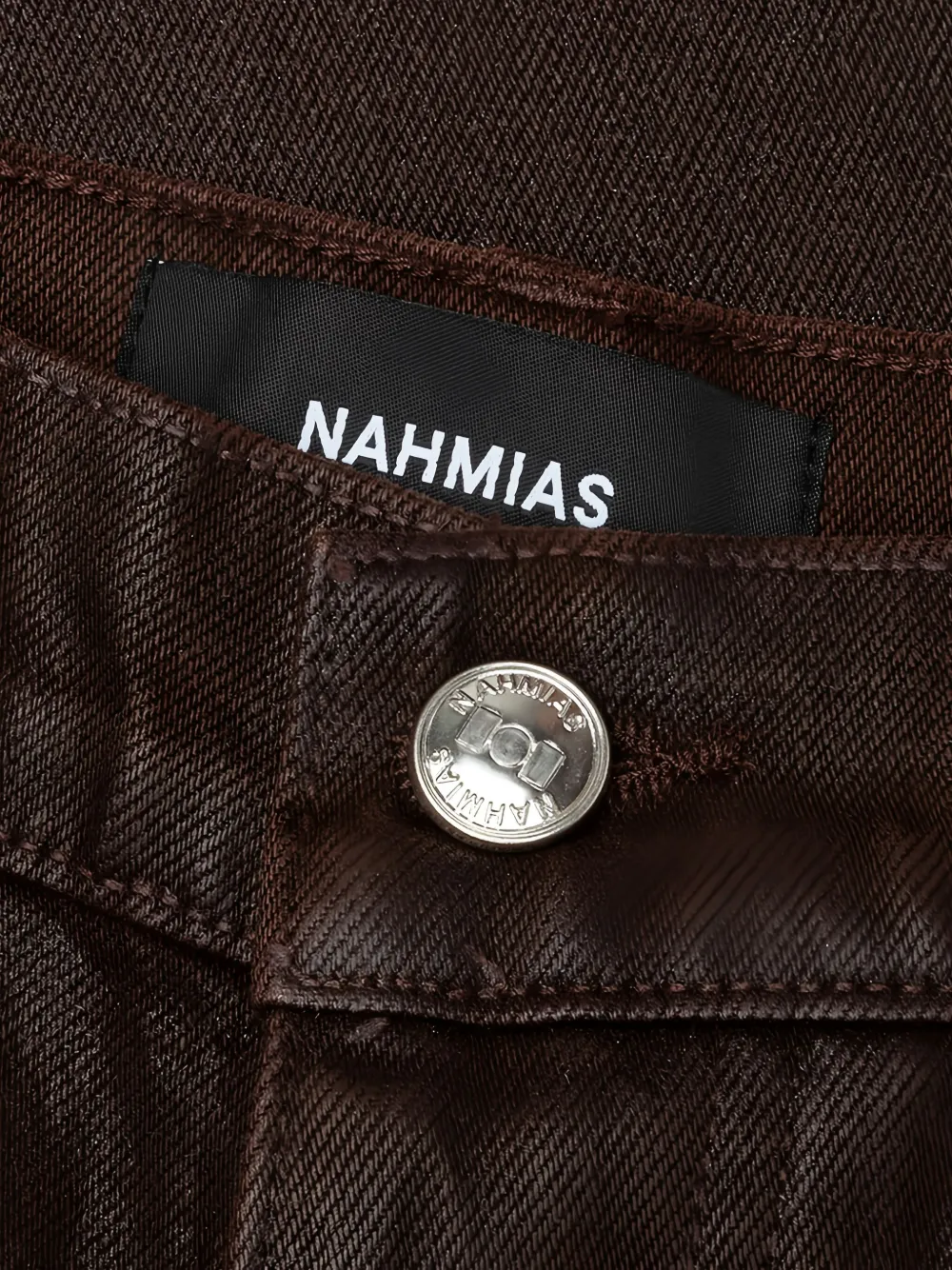 Nahmias Cargo broek met logo-applicatie Bruin