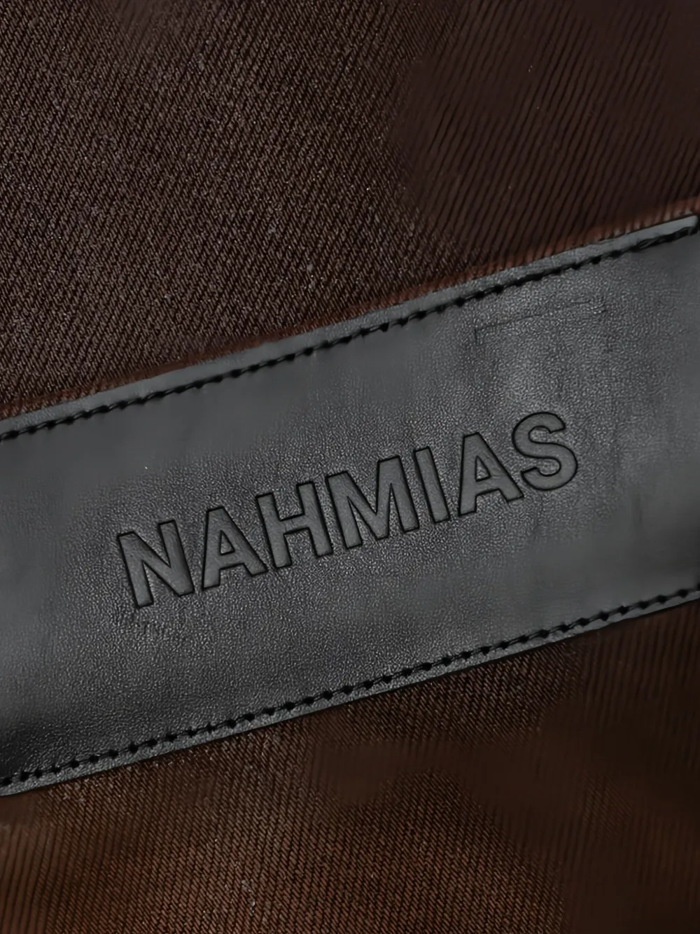 Nahmias Cargo broek met logo-applicatie Bruin