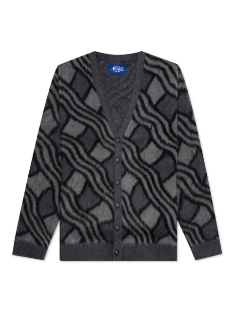 Awake NY patterned-jacquard cardigan