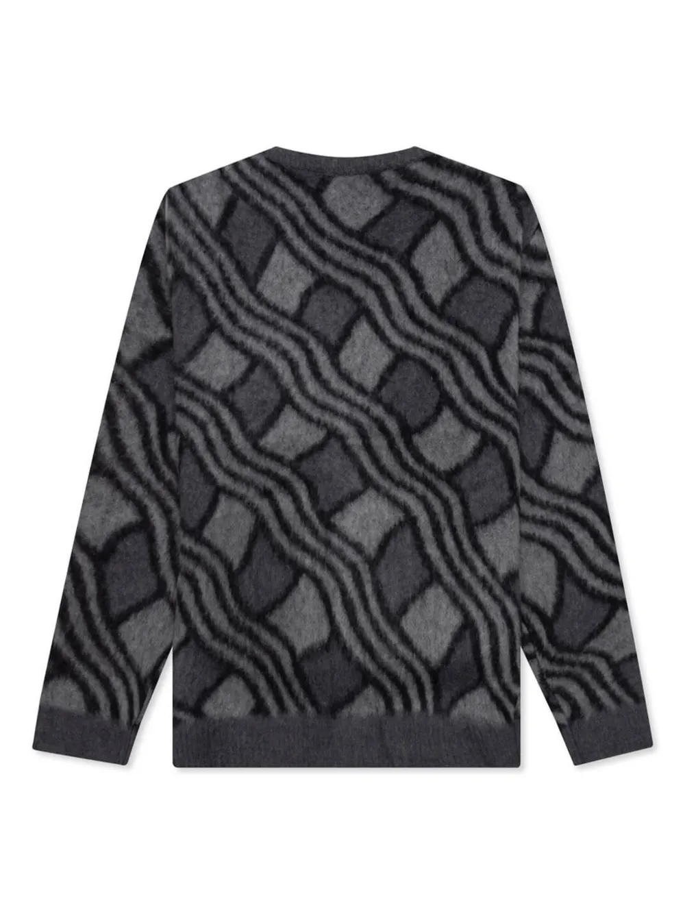 Awake NY Vest met jacquard-patroon Zwart