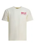 Sun Surf island-design cotton T-shirt - White