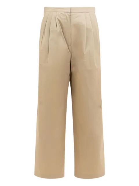 THE LOOM pleated-front trousers