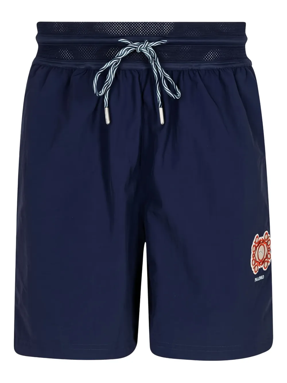 PUMA x Palomo T7 shorts met logopatch Blauw