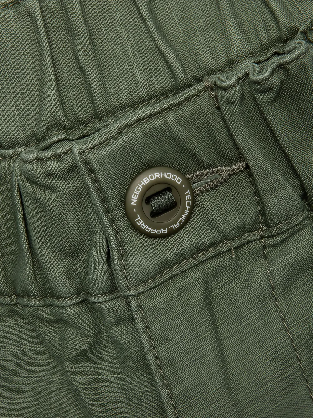 Neighborhood Cargo shorts met wijde pijpen Groen