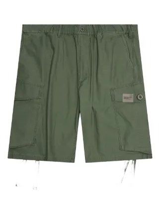 Neighborhood Cargo wide-leg Shorts | Green | FARFETCH JO