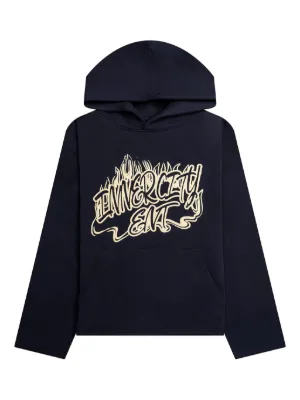 Mastermind Japan Logo long-sleeves Hoodie | Blue | FARFETCH