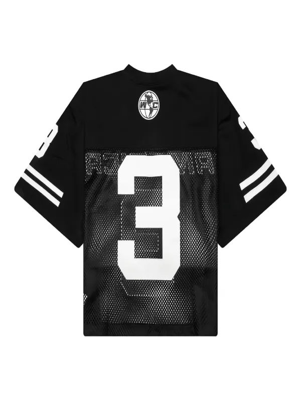 Willy Chavarria mesh-panel Football Jersey | Black | FARFETCH